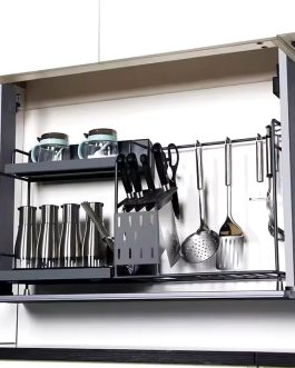 Organizador de almacenamiento para gabinetes de cocina, gabinete de despensa de cocina